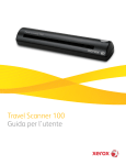 Guida per l`utente dello scanner Xerox Travel Scanner 100