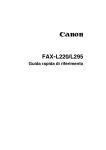 FAX-L220/L295 - Canon Centre