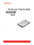 Guida per l`utente dello scanner 7600