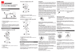 Manuale istruzioni d`uso rilevatore di movimento PD3 S 360 Micro