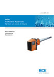 GM32 Analizzatore di gas in situ Versione con sonda di misura