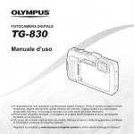 Manuale d`uso TG-830
