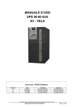 MANUALE D`USO UPS 50-60 kVA SV VELA - K