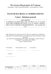 Relazione PSC e schede - Provincia Regionale di Catania