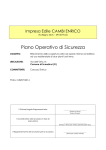 Piano Operativo di Sicurezza