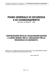 piano generale di sicurezza e di coordinamento (d.lgs