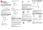 Manuale istruzioni d`uso detettore di presenza PD2 360 Slave