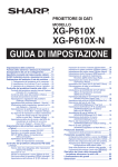 XG-P610X/XG-P610X-N SETUP MANUAL (I)