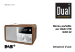 Stereo portatile per DAB+/FM DAB 32 Istruzioni d`uso - Migros