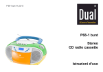 P68-1 bunt Stereo CD radio cassette Istruzioni d`uso - Migros
