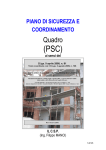 Piano Sicurezza e Coordinamento (PSC) - Asl 02 Abruzzo