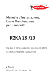 Manuale installazione, uso e manutenzione R2KA 28 /20