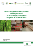 Manuale per la valorizzazione del legname di Acero