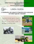 l`installazione dei sistemi di ritenzione del conducente nei trattori