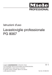 Lavastoviglie professionale PG 8067