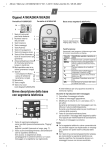 Gigaset A160/A260/A165/A265 Breve descrizione - Migros