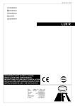 ISTRUZIONI D`USO E DI INSTALLAZIONE
