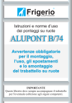 Istr Alupont B74.cdr - Frigerio Carpenterie SpA