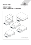 Istruzioni d`uso Bilance di precisione XS Excellence
