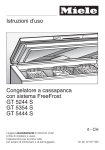 Istruzioni d`uso Congelatore a cassapanca con sistema