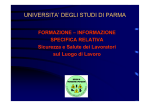 le cappe chimiche - Università degli Studi di Parma