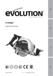 Manuale di istruzioni - Evolution Power Tools