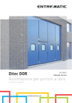 Ditec DOR Automazione per portoni a libro