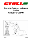 ROBUST F HDPM Manuale d`uso per caricatore frontale