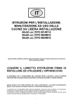 istruzioni per l`installazione, manutenzione ed uso delle cucine da
