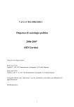 Dispensa di sociologia politica 2006-2007 (SID Gorizia)