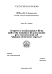 Progetto e realizzazione di un ambiente didattico di laboratorio per