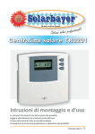 Manuale TR0201 - Solarbayer Italia S.R.L.