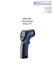 Manuale Termometro PCE-777