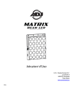 Manuale Matrix Beam LED