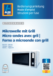 Mikrowelle mit Grill Micro-ondes avec gril | Forno a microonde con grill