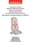 Schienale Shiatsu Siège de Massage Shiatsu Shiatsu