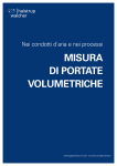 MiSura di portate VoluMetriCHe - halstrup