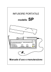 manuale infusore SP