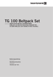 TG 100 Beltpack Set