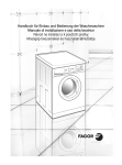 Handbuch für Einbau und Bedienung der Waschmaschine