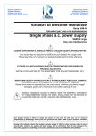 Variatori di tensione monofase Single phase a.c. power - K