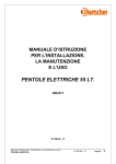 manuale d`istruzione per l`installazione, la manutenzione e l`uso