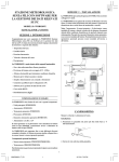 stazione meteorologica senza fili con software per la