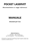 POCKET LASERVIT MANUALE