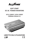 soft start dc ac power inverters libretto dell`utilizzatore