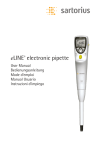 eLINE® electronic pipette