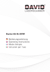 Starter-Kit DL-SET01 Bedienungsanleitung Operating