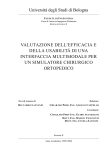 Università degli Studi di Bologna VALUTAZIONE