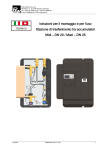 Istruzioni per il montaggio e per l`uso Stazione di