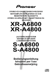 XR-A6800 XR-A4800 S-A6800 S-A4800